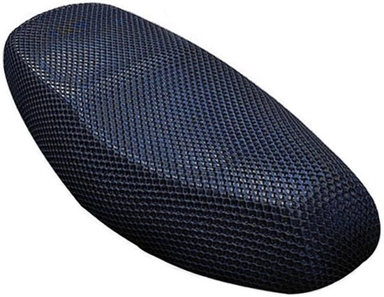 Protezione sedile completa misura XL nero blu mesh ventilato paracarro motociclistico