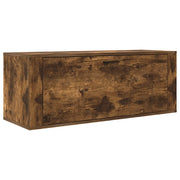 Scarpiera | Mobile per scarpe a Muro rovere fumo 100x35x38cm in Legno Multistrato