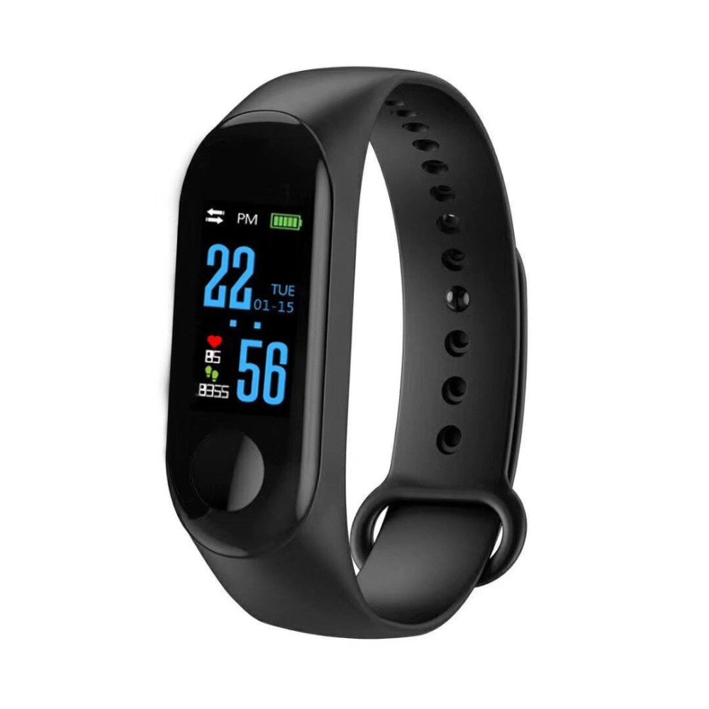 Trade Shop - Smartwatch Bracciale Orologio Bluetooth Cardiofrequenzimetro Contapassi Fitness -