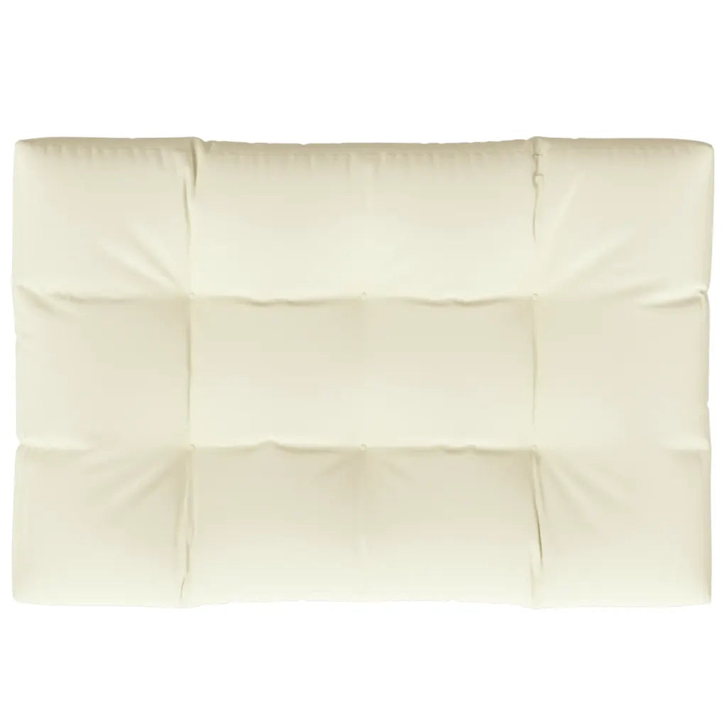 Cuscino per Pallet Crema 120x80x12 cm in Tessuto 314414