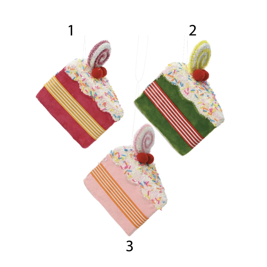 Pendaglio torta glitter 13 cm