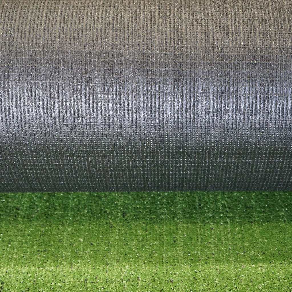 Tappeto di erba artificiale verde 4x30 m, filo 7 mm, 2 strati PP e rete PU