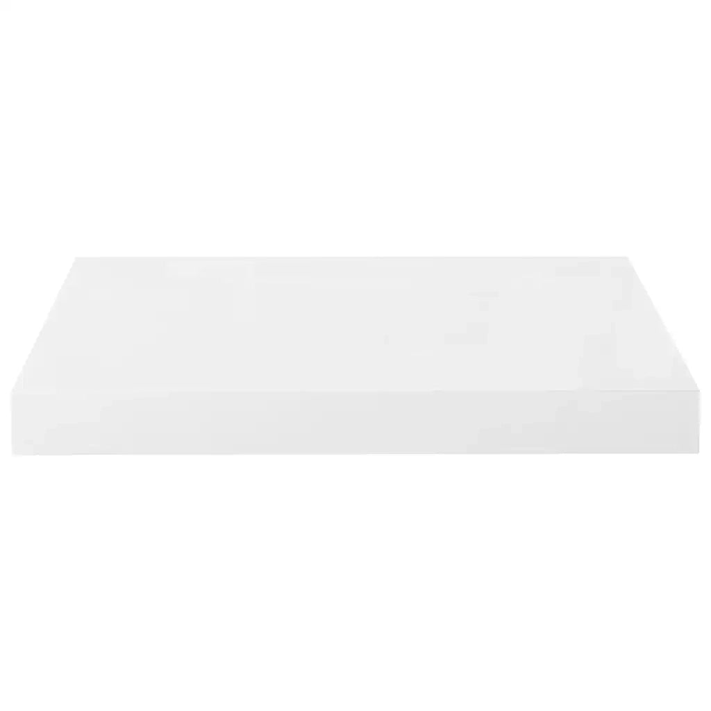 Scaffali a Parete 4 pz Bianco Lucido 40x23x3,8 cm in MDF 323744