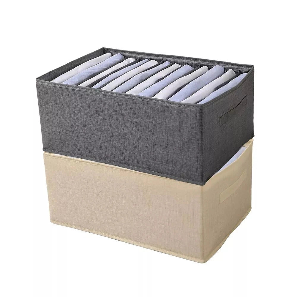 Trade Shop - Organizer Salvaspazi Armadi Pieghevole 12 Scomparti Contenitore 44x20x30cm 87405 -