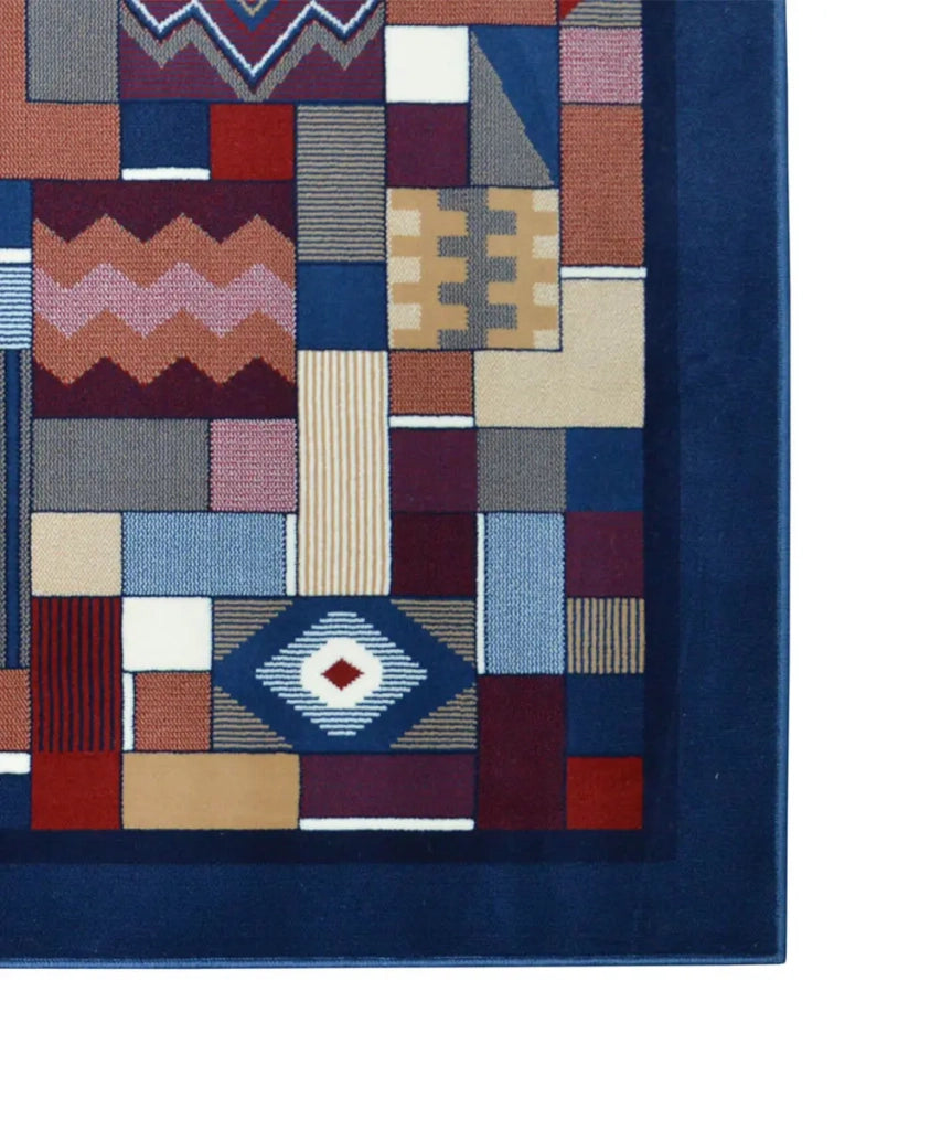 Tappeto ROYAL GAMMA 2064 BLU AZZURRO cm.140x210 arredo salotto disegno moderno geometrico arredo casa