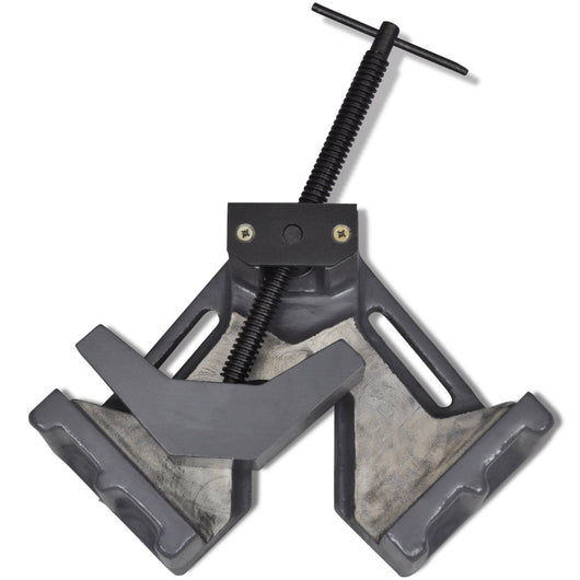 Morsa angolare manuale ghisa grigia 100 mm attrezzi garage officina fai da te 3402095/2