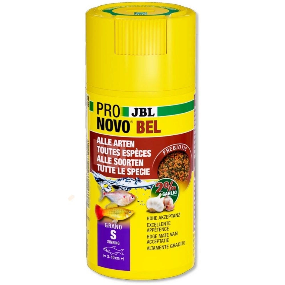 JBL ProNovo Bel Grano S - Mangime base in granuli per tutti i pesci ornamentali da 3 a 10cm Formato: 100 ml
