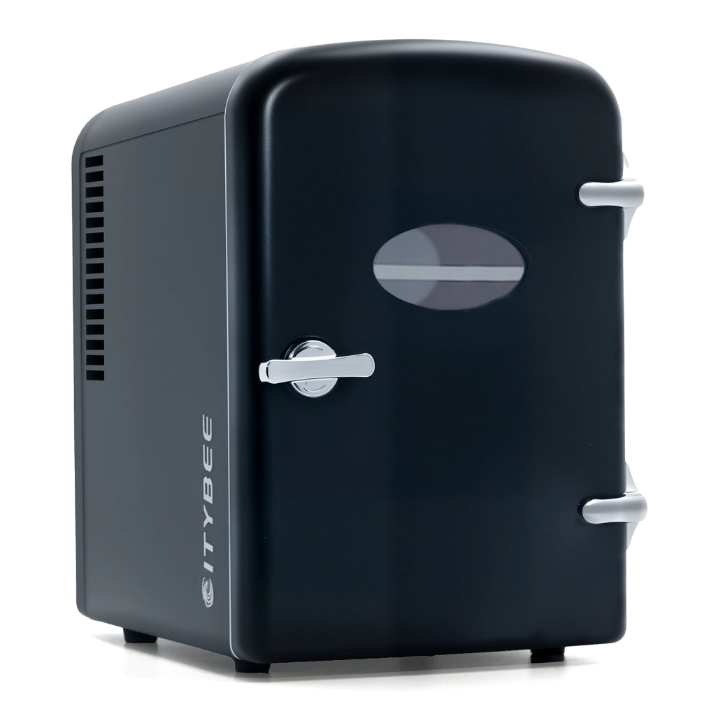 ZMH Mini frigo 4L nero 12V/230V silenzioso per auto campeggio ufficio
