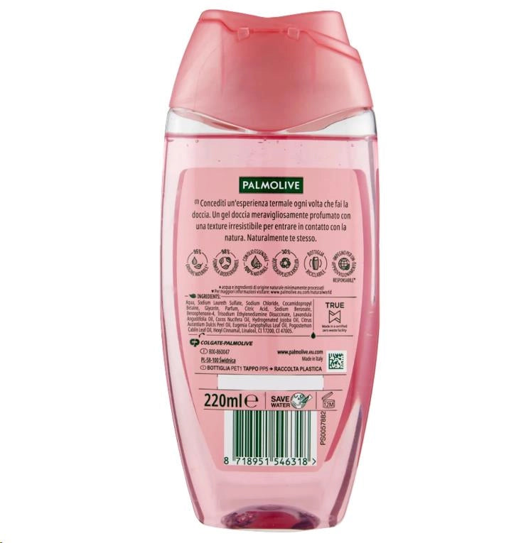 SET 6 PALMOLIVE BAGNOSCHIUMA THERMAL SPA SILKY OIL 220 ML