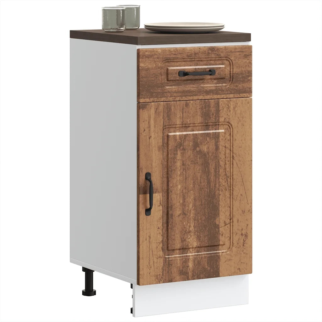 vidaXL Base da Cucina Kalmar Legno Vecchio in Legno Multistrato