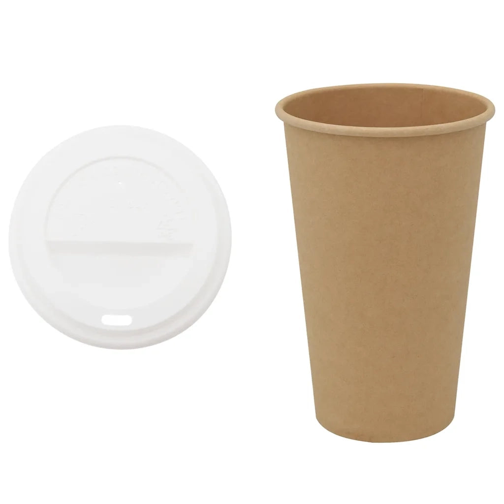 Tazze da Caff¨¨ in Carta con Coperchi 1000 pz 16oz 400 ml CFW4086936