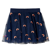 Gonna da Bambina con Tulle Blu Marino 92 14299
