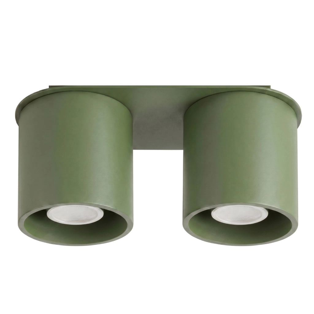 Plafoniera ORBIS 2 verde oliva