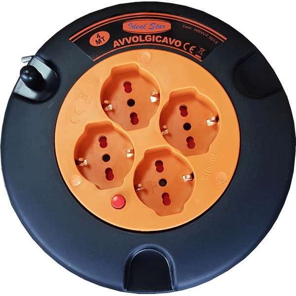 AVVOLGICAVO DOMESTICO IDEAL STAR 4 mt - IDEAL STAR