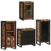 Set di mobili per il bagno 4 pcs Legno massello riciclato