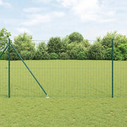Recinzione con Posto Verde 1,6 x 10 m Acciaio e PVC