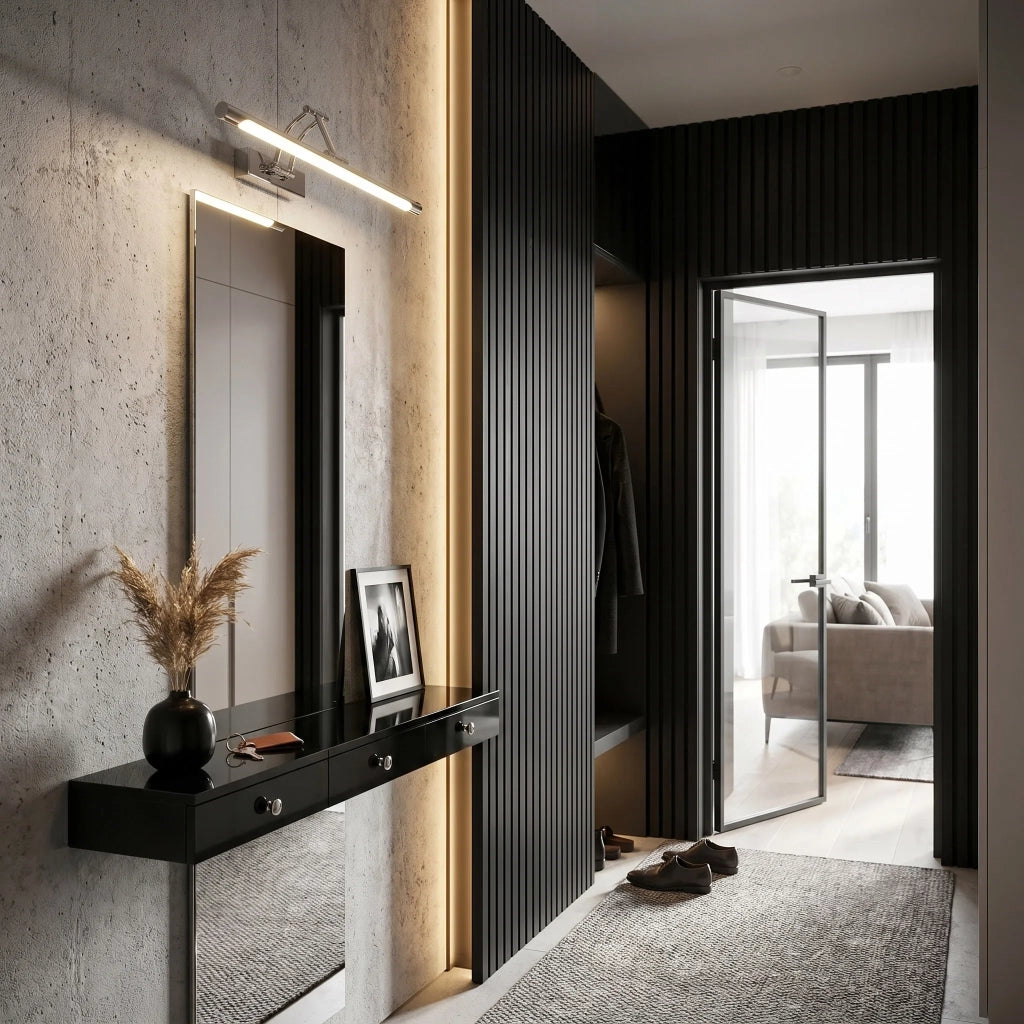Applique Da Bagno Led Swe016-1w 42cm Chrome