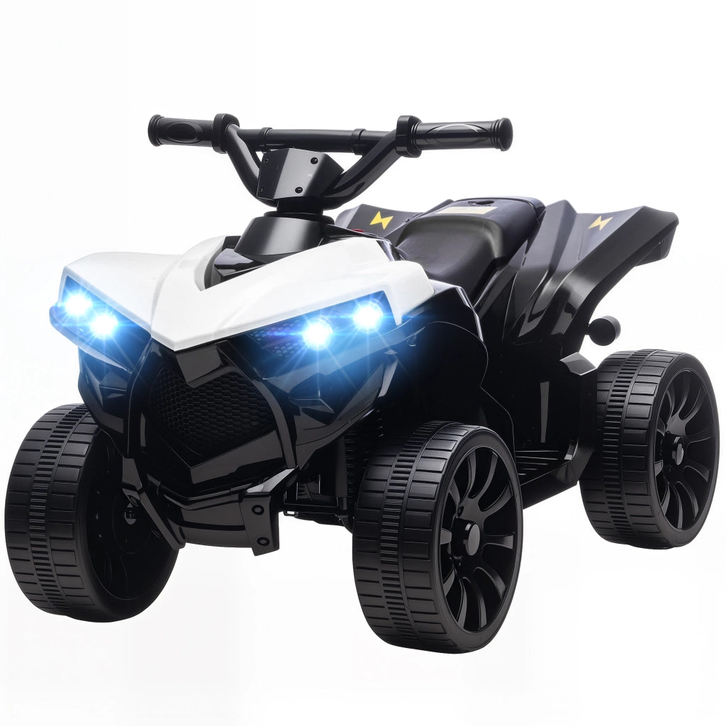 Quad Elettrico per Bambini ¨C Zephmum ¨C 70x42x45 cm Bianco