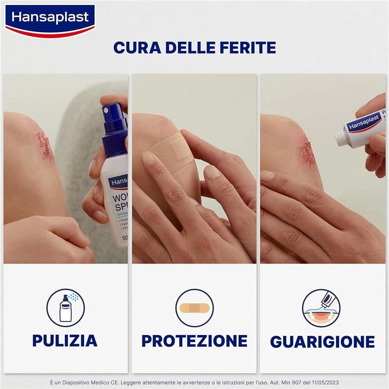 HANSAPLAST CEROTTI UNIVERSAL IMPERMEABILI TRASPIRANTI PER TUTTI I TIPI DI FERITE 1 CONFEZIONE DA 20 PEZZI IN 4 FORMATI