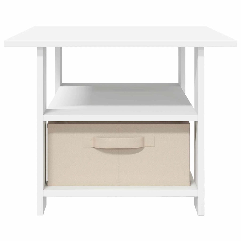 Tavolino da salotto Bianco 77 x 55 x 42 cm Legno multistrato