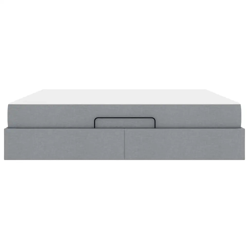 vidaXL Struttura del letto Grigio chiaro 180 x 200 cm Tessuto