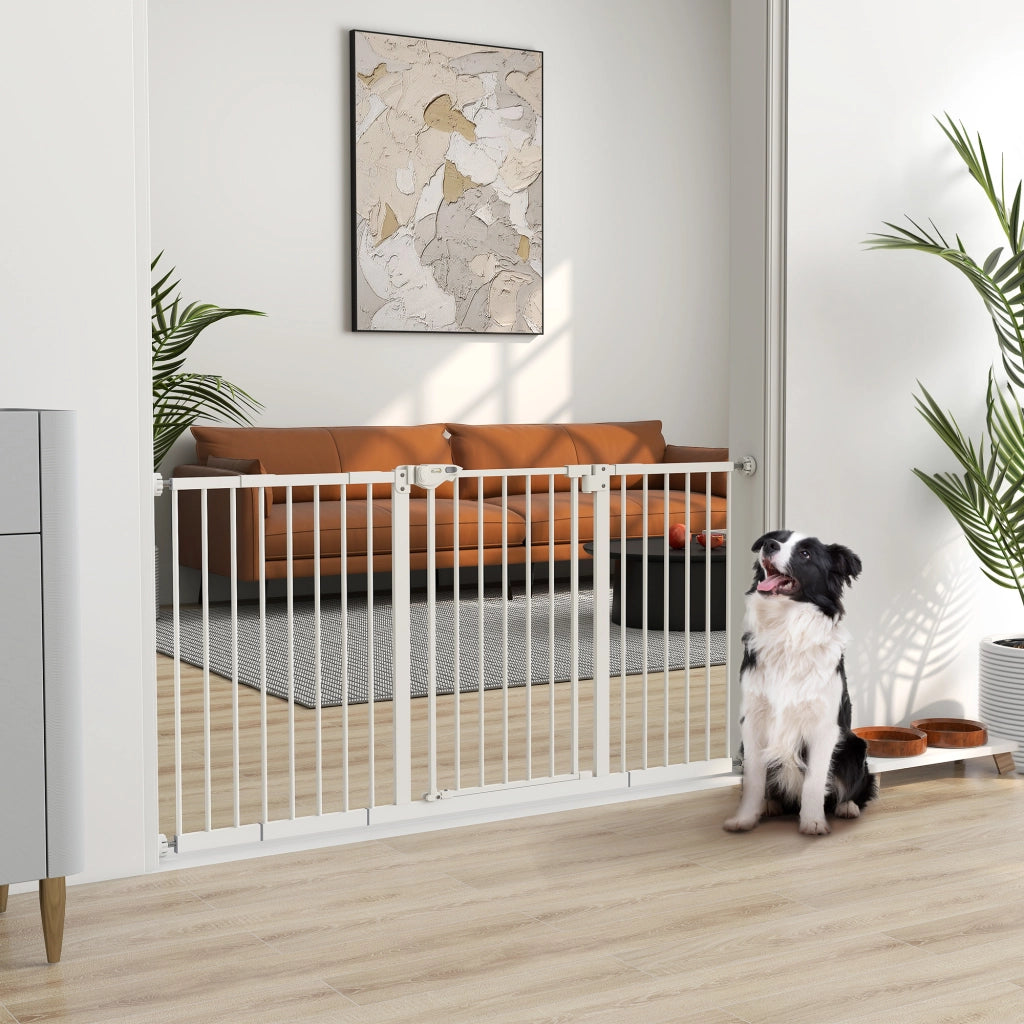 Barriera Sicurezza Bambini Regolabile ¨C zephmum ¨C Bianco 74-147.5x76.2 cm