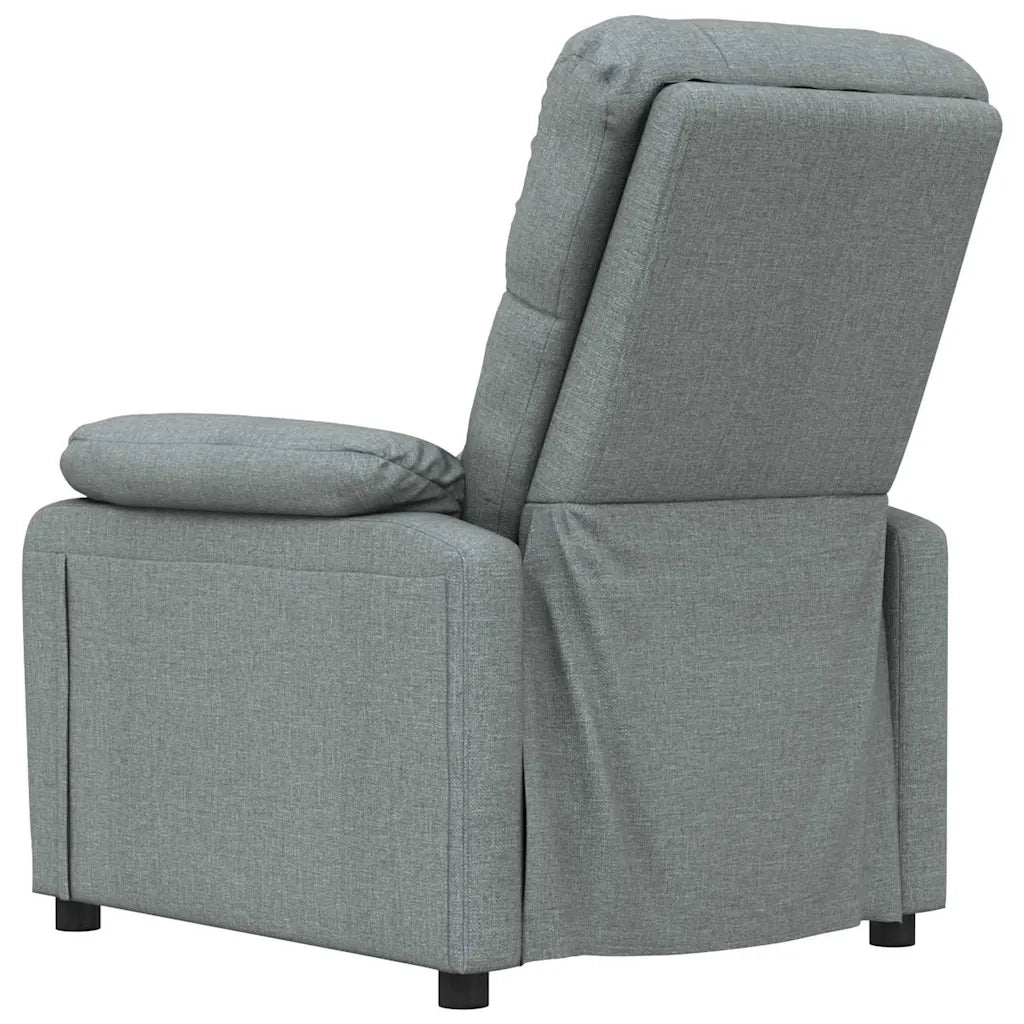 Divano Sedia-Poltrona Reclinabile in Tessuto Grigio Scuro 683691