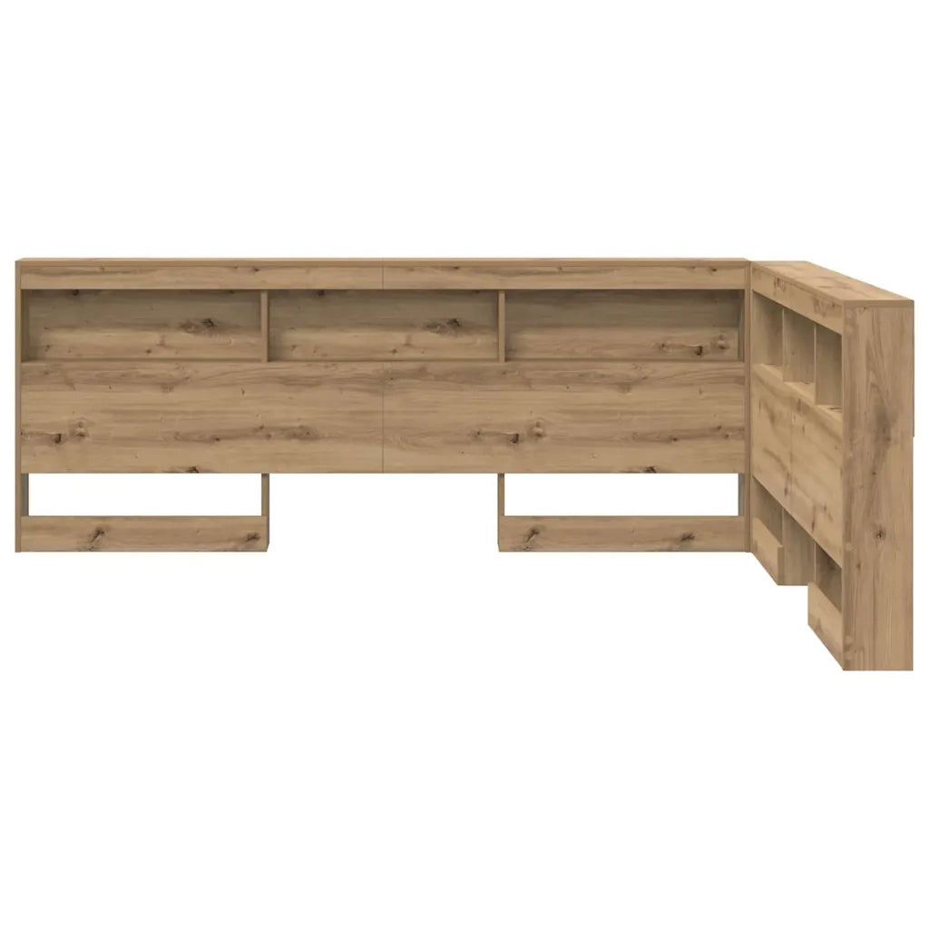 Testata contenitore Rovere artigianale 135 cm Legno multistrato 3335556