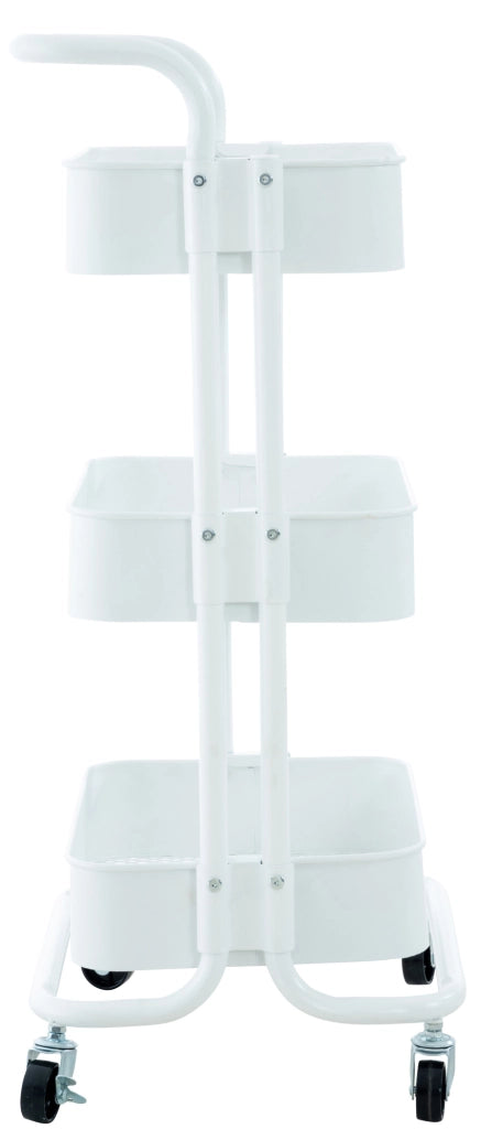Carrello portaoggetti Mailo bianco