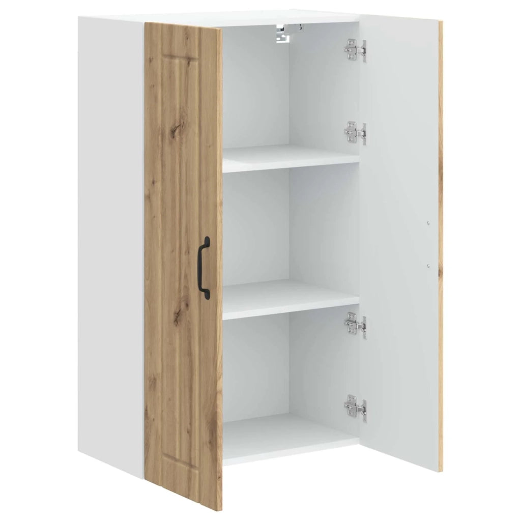 Mobile da cucina moderno e funzionale con vani contenitori 60 x 31 x 100 cm realizzato in legno di rovere ingegnerizzato finitura artigianale 02_0054161