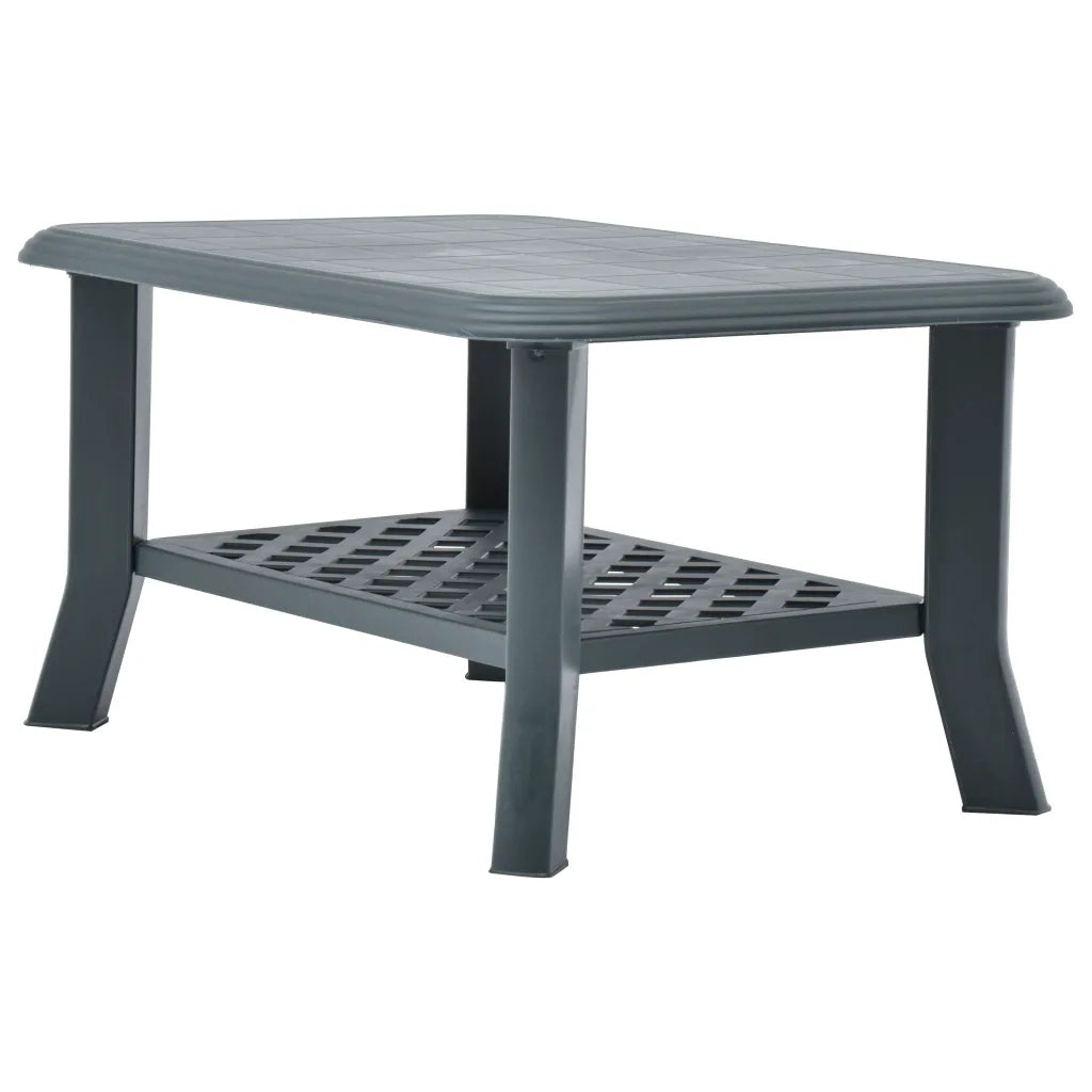 Tavolino da CaffÃ¨ Verde 90x60x46 cm in Plastica cod mxl 8932
