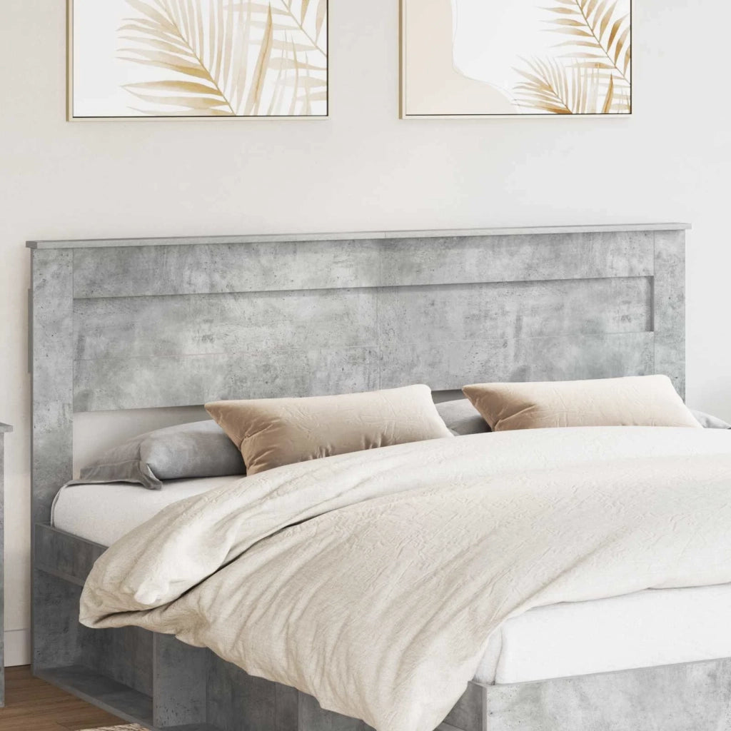 Testiera Grigio cemento Legno ingegnerizzato 888080