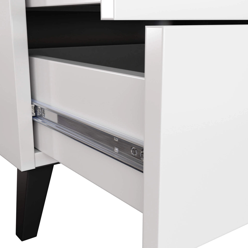Cassettiera AKORD MOBI color bianco con 6 cassetti L60 x H104 x P37 cm