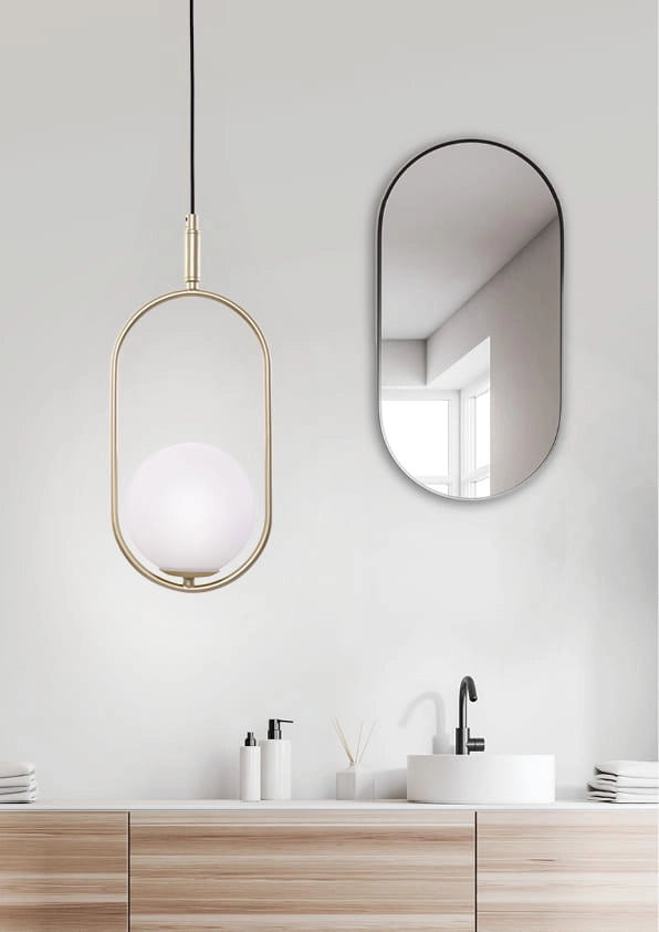 Lampada a sospensione Cordel 1 Candellux ottone G9