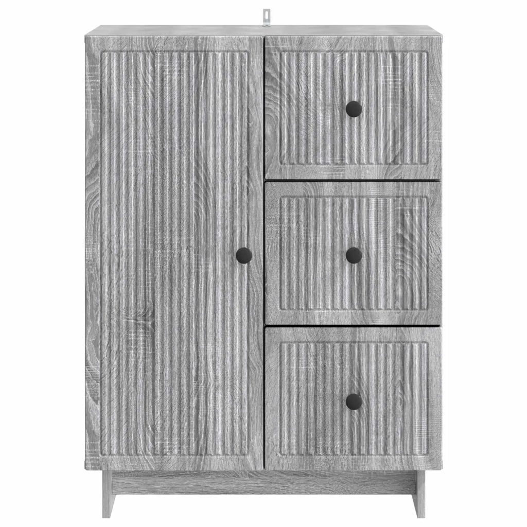 Credenza Grigio Sonoma 66 x 34,5 x 90 cm Legno ingegnerizzato