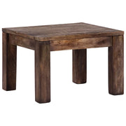 Tavolino da Salotto 50x50x35 cm Legno Massello di Mango 247468