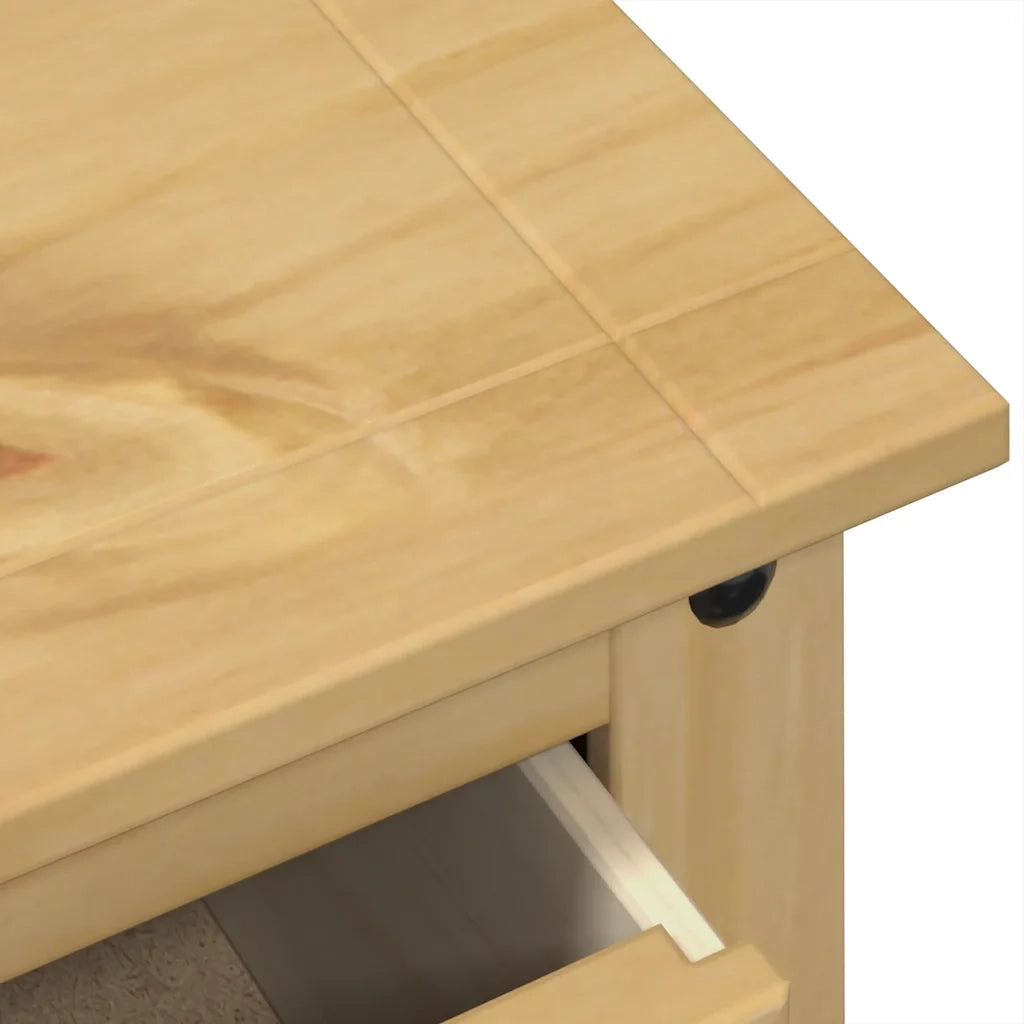 Cassettiera Corona 112x48x91 cm in Legno Massello di Pino 4005677