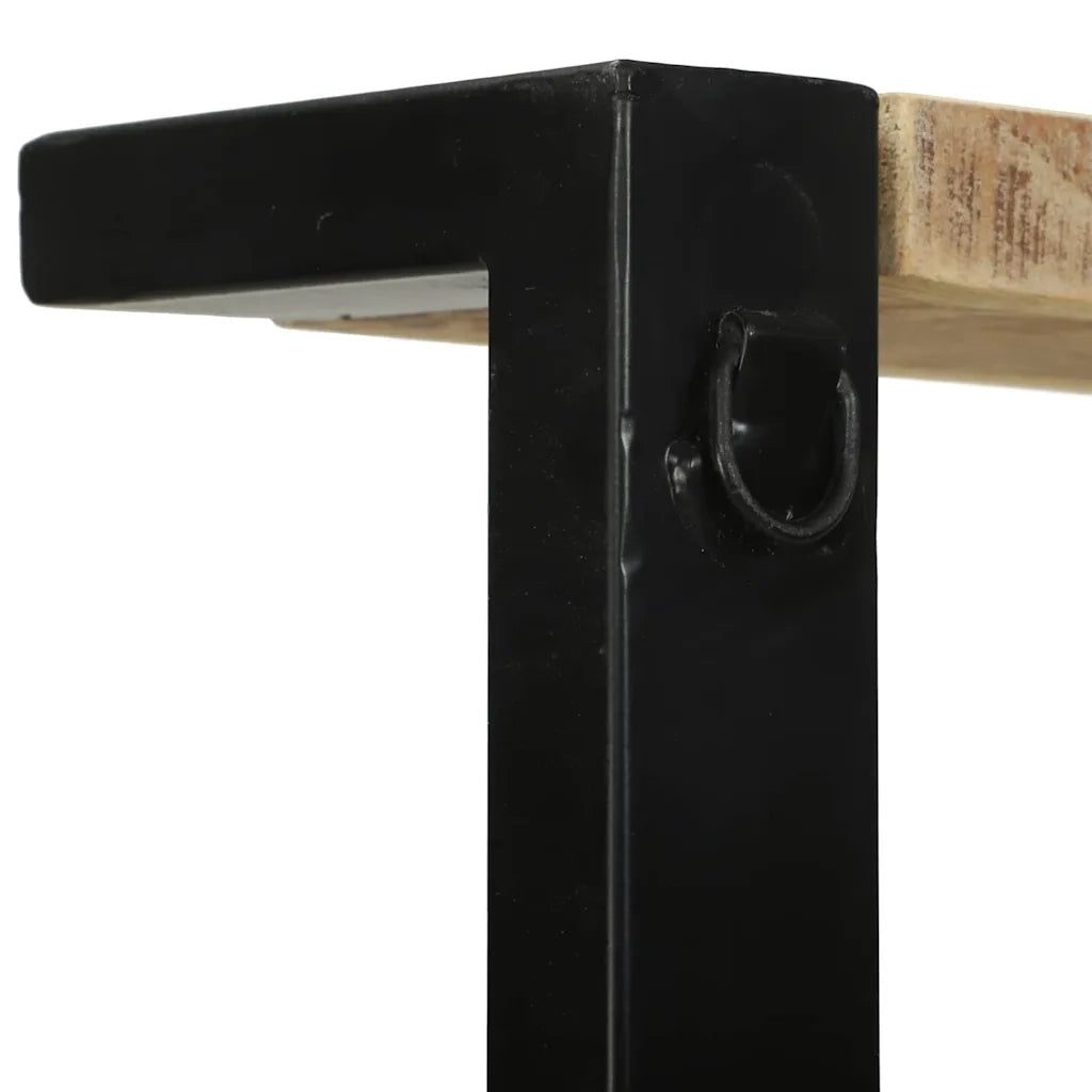 Scaffale da cucina Marrone e Nero 80 x 40 x 160 cm CFW2511019