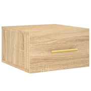 Comodino | Armadio da Notte | Mobiletto da notte a Muro Rovere Sonoma 35x35x20 cm