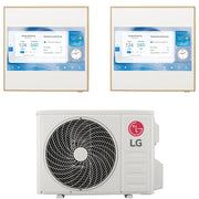 Condizionatore Dual Split LG Artcool Gallery LCD 9+9 con MU3R19 R-32 Wi-Fi Integrato