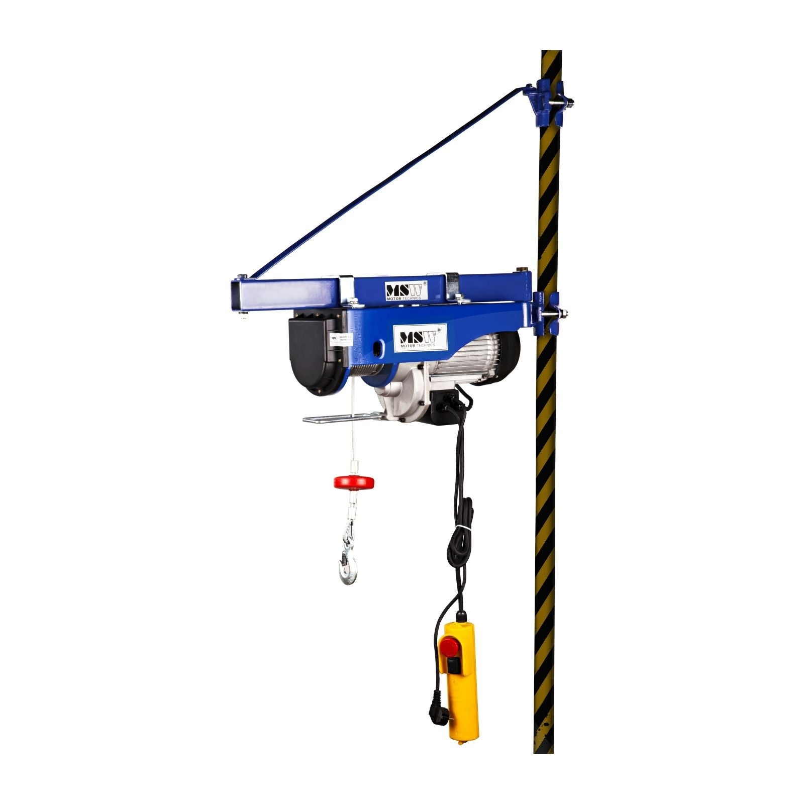 Verricello elettrico professionale con telecomando 1.600 W 500/1.000 kg attrezzi officina garage 3414045