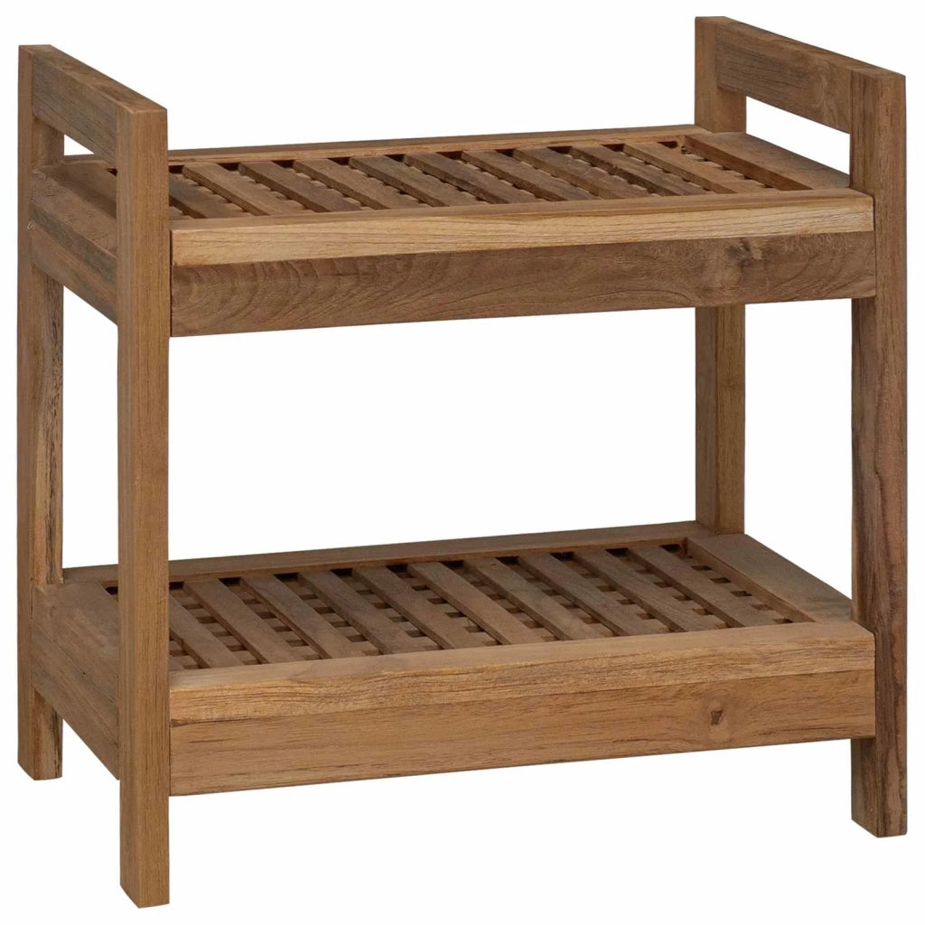 Mensola da bagno Naturale 45 x 30 x 45 cm Legno di teak solido 42024275