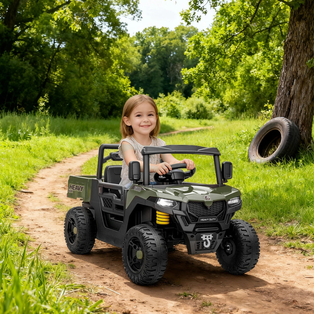 Auto Elettrica Bambini 12V ¨C Xylo ¨C Verde con Telecomando e Musica 3-8 Anni