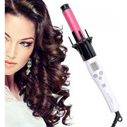 Trade Shop - Ferro Arricciacapelli Piastra Rotante 2in1 Rullo 21-28cm Ht9600 Automatico Ceramica -