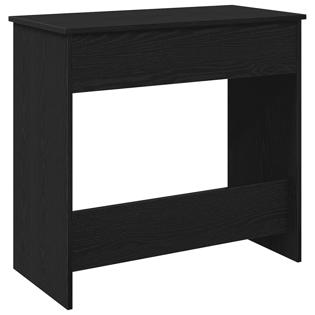 Scrivania Nera 80x40x75 cm in Legno Multistrato 860473