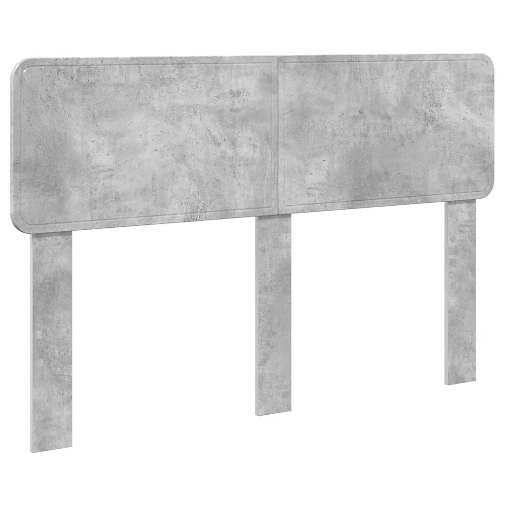 Testiera-Testata-Testiera Decorativa Grigio cemento 140 cm Legno multistrato 244902