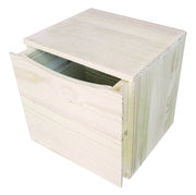 Pensile 1 cassetto 36x30x36 cm in Legno di Pino Naturale