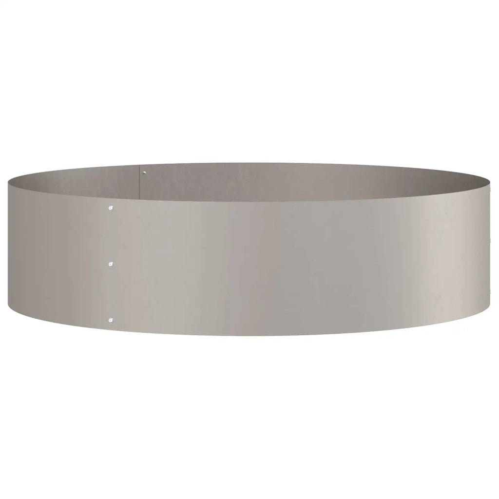 Anello per vaso 5 pz-Set di 5 Supporto per Vaso Marrone 80 x 80 x 20 cm Acciaio CorTen
