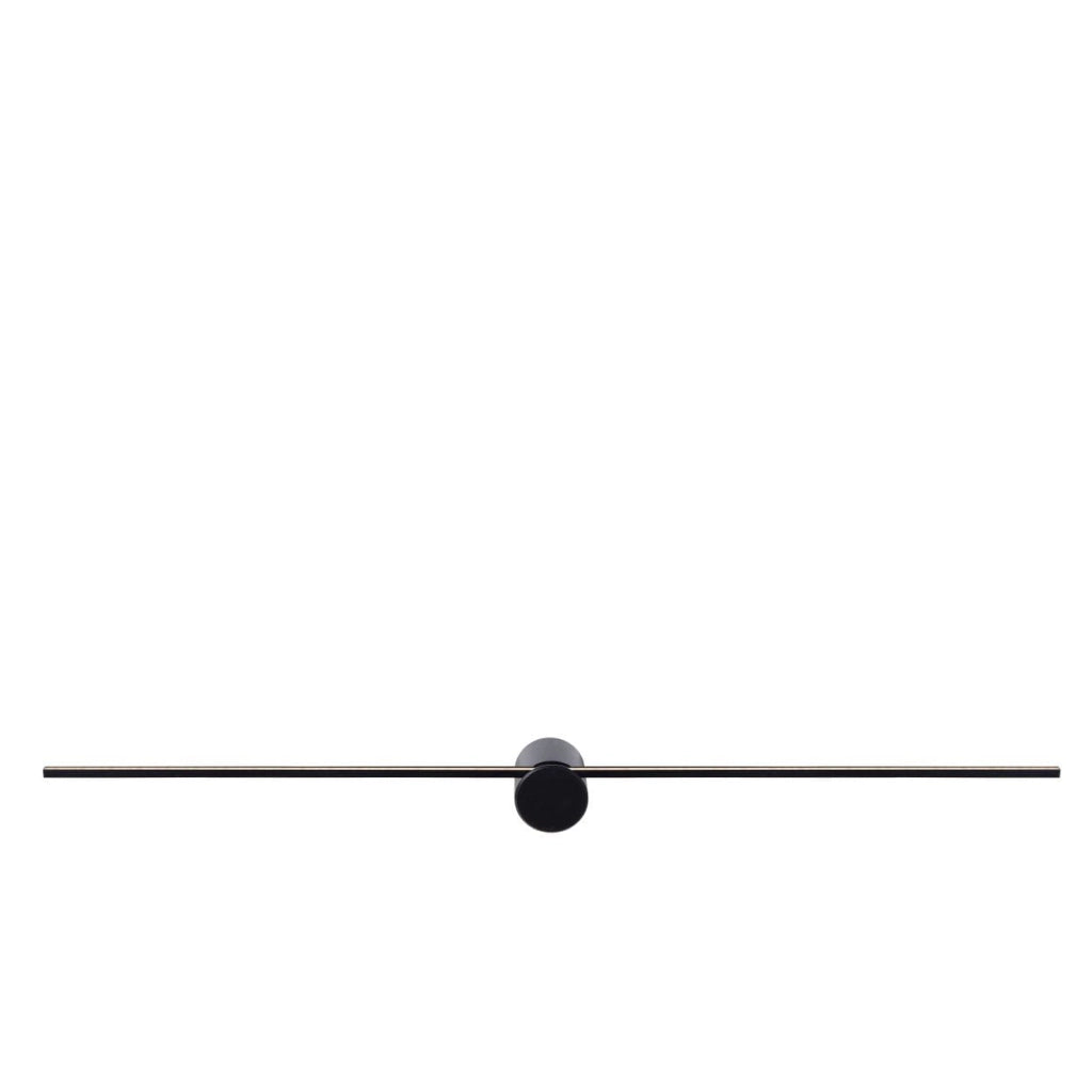 Lucide Mizar applique LED 10W 2700K nera IP44 90cm alluminio