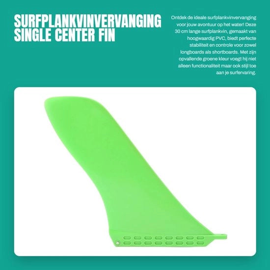 Pannello Surf 30 Cm - Progettazione Professionale - Adatto per Longboard/Surfboard - PVC Ecologo - Peso Leggero 250g - Rotante - Pannello Surf